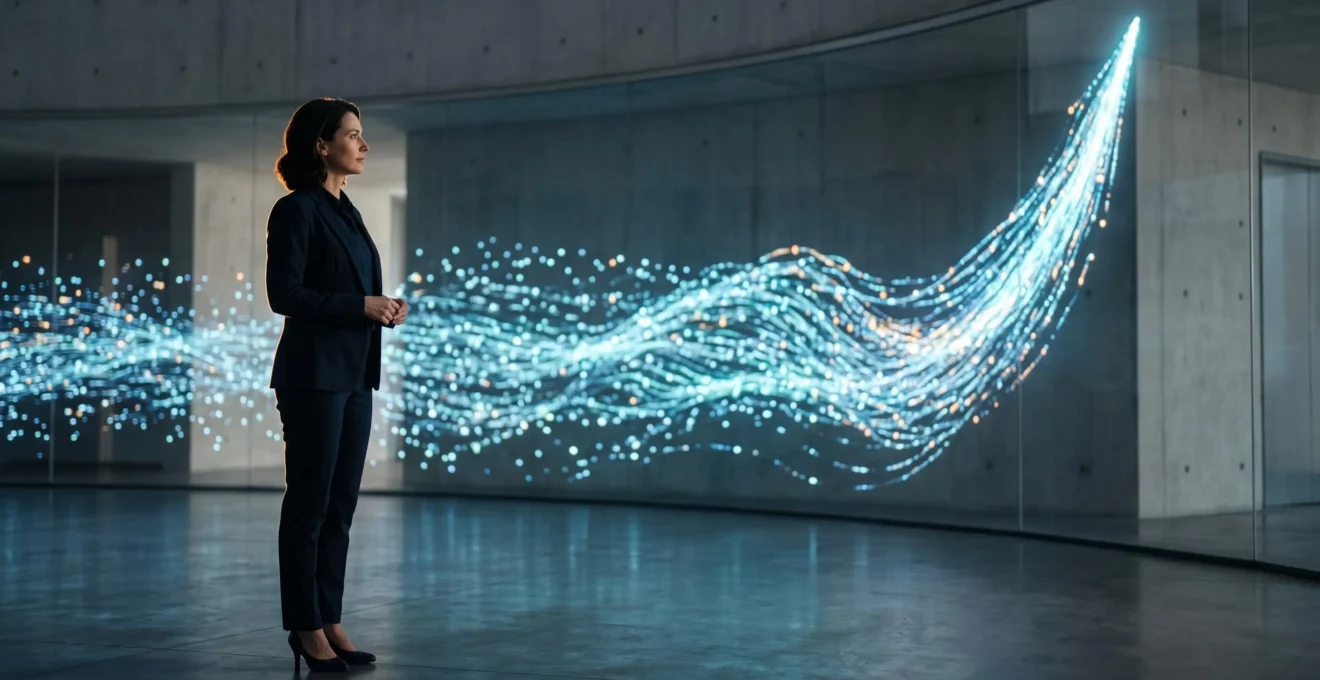 Illustration symbolisant l'analyse Big Data qui prédit les comportements des clients pour augmenter le chiffre d'affaires