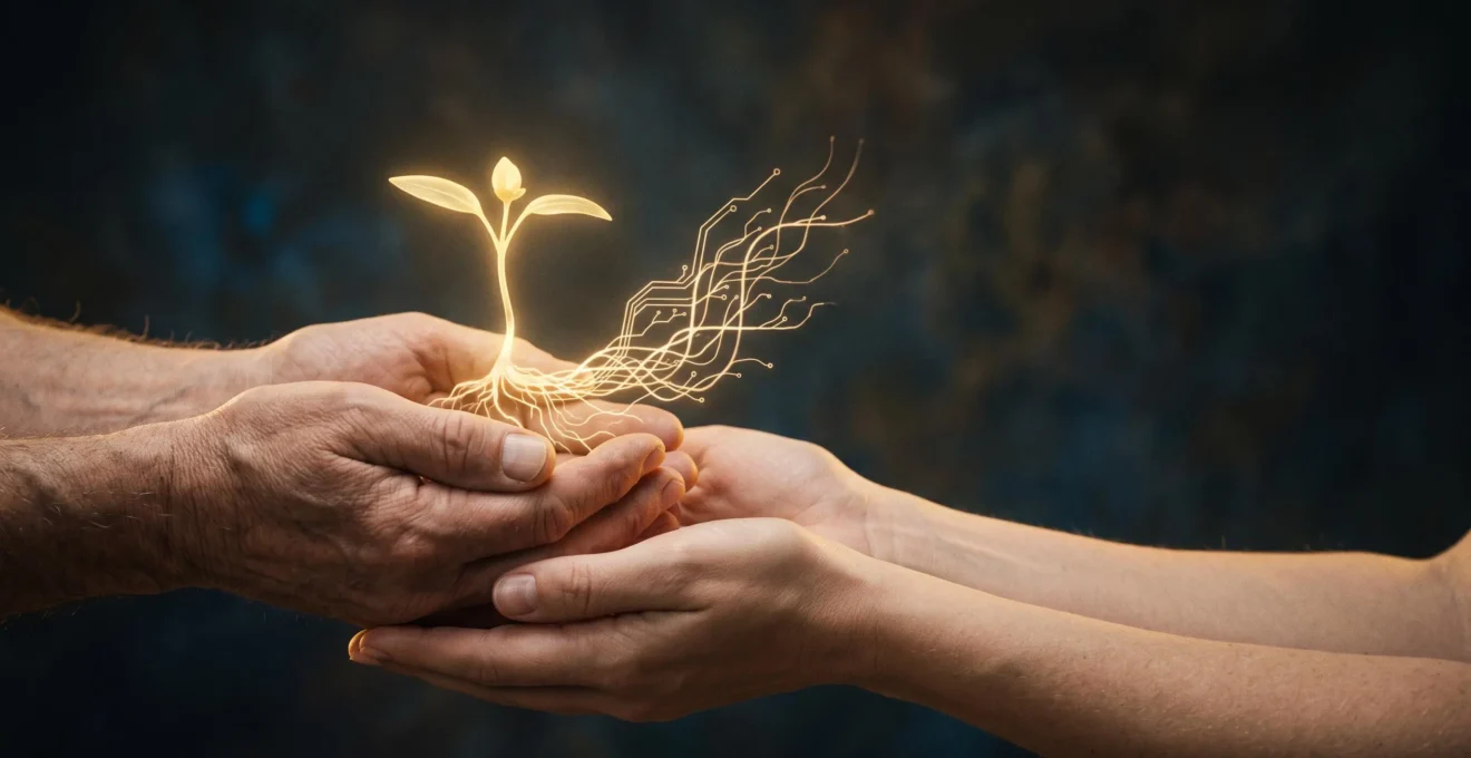 Photographie éditoriale symbolisant la transformation d'un enjeu sociétal en modèle économique durable